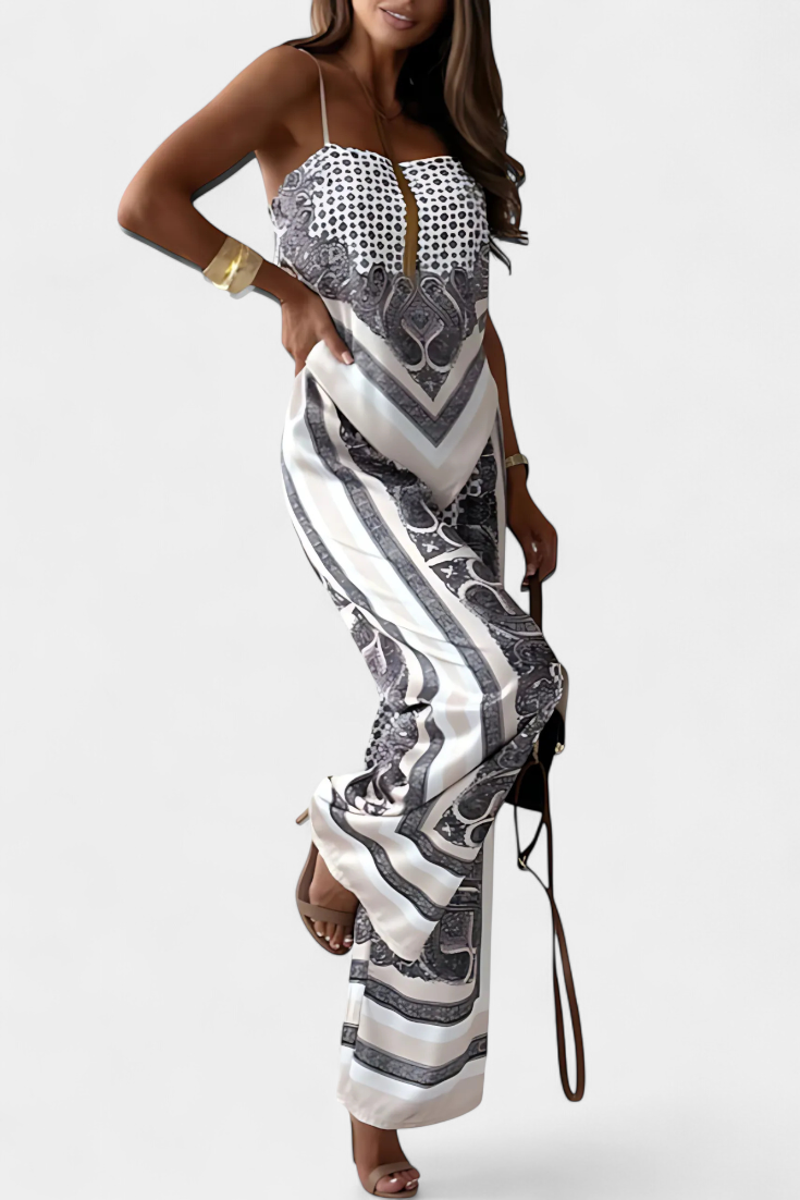 Conjunto Leonie Paisley con Tirantes