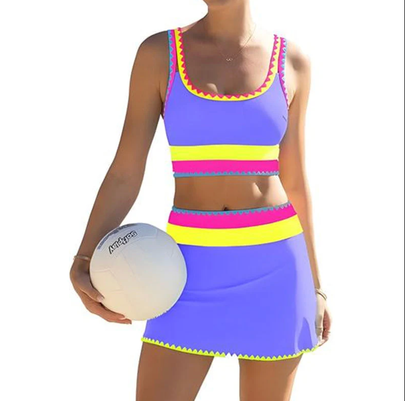 Conjunto de bikini de 3 piezas para mujer