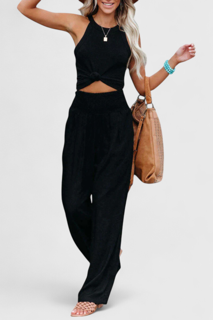 Pantalones Lexia de Algodón y Lino con Corte Fluido y Elegancia Natural