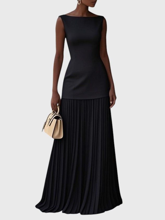Vestido Maxi Plisado Lola