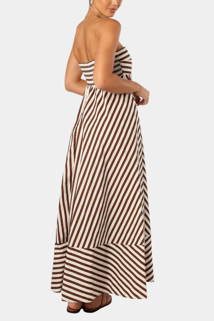 Vestido Convertible Arrugado Rosa con Encanto Nocturno