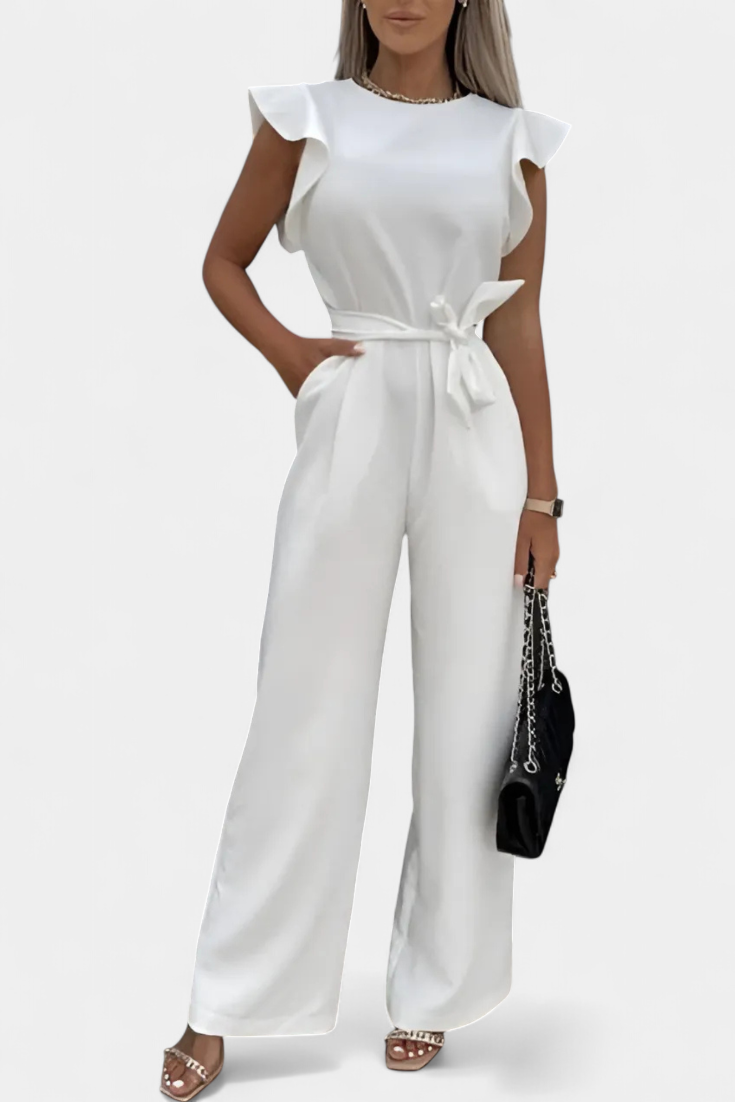 Mono Elegante Sin Mangas Shalonda con Lazo