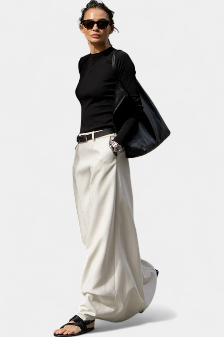 Falda Ada H-Line con Estilo Urbano Moderno