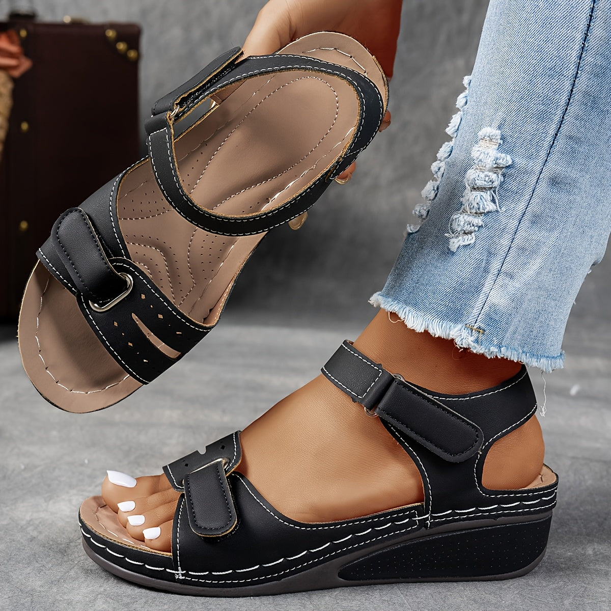 Sandalias ortopédicas cómodas