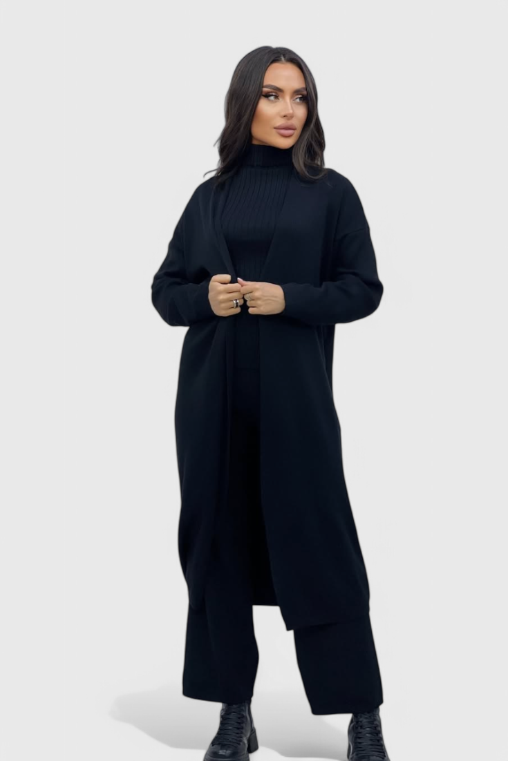 Conjunto de Punto Mahalia de 3 Piezas