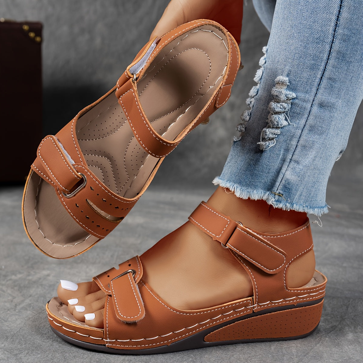 Sandalias ortopédicas cómodas