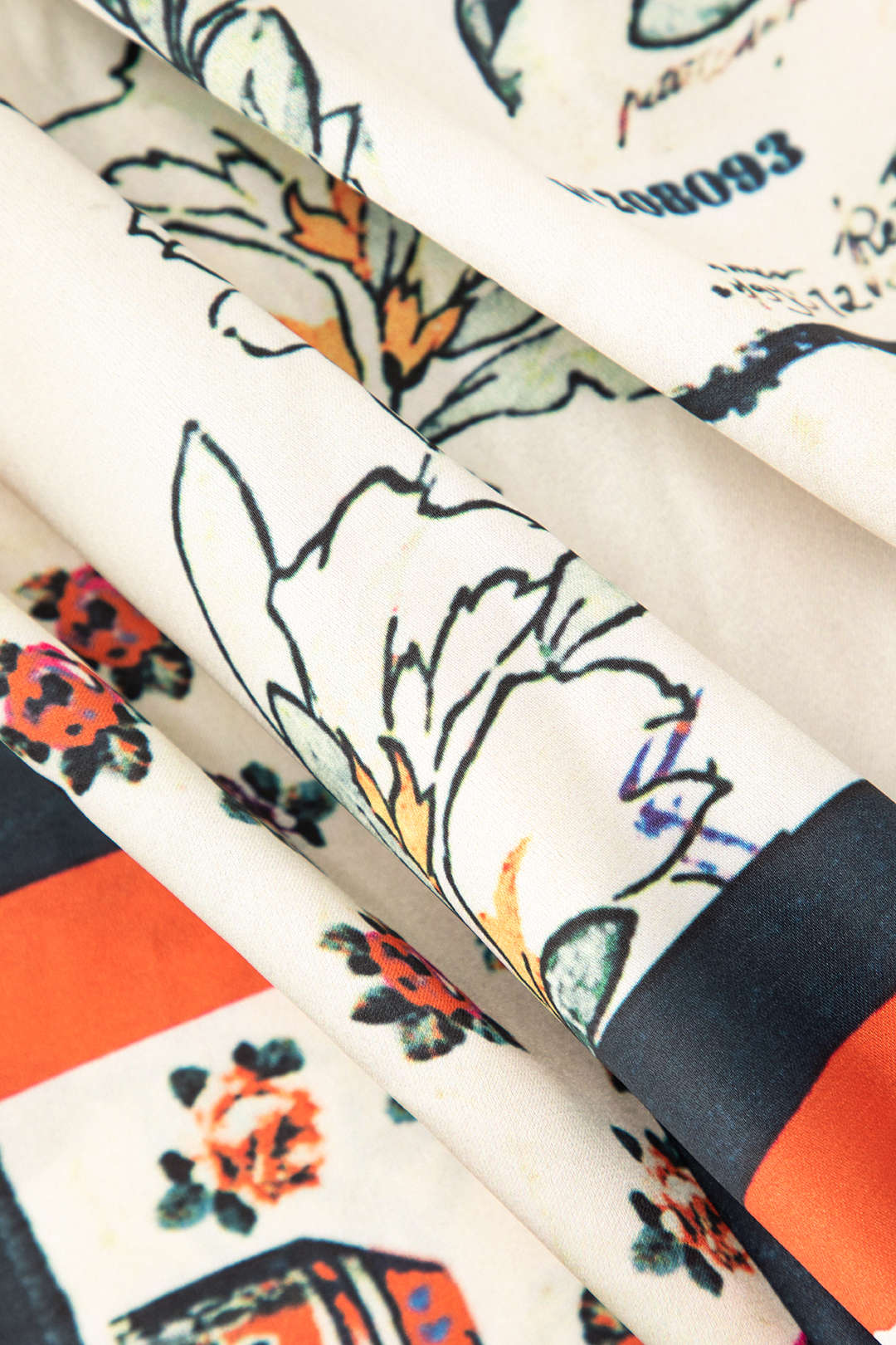 Pantalones rectos de talle alto Maple con estampado floral