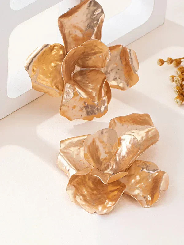 Pendientes Brillantes en Forma de Flor