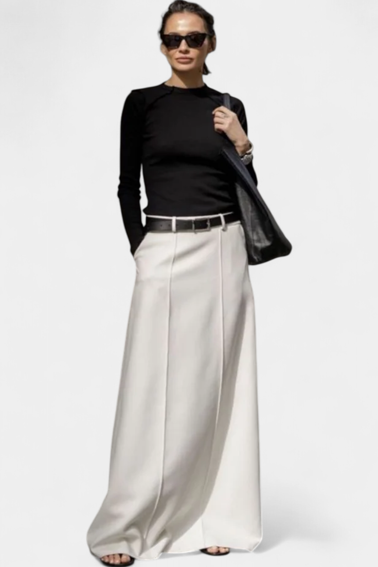 Falda Ada H-Line con Estilo Urbano Moderno