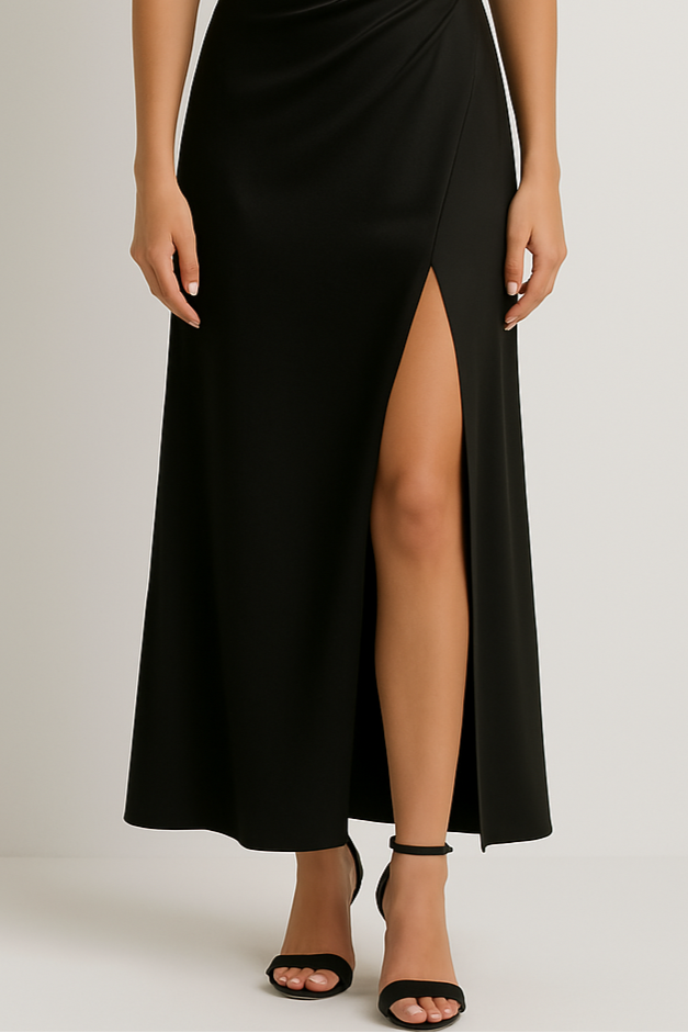 Vestido V-Cuello Flowy Elina