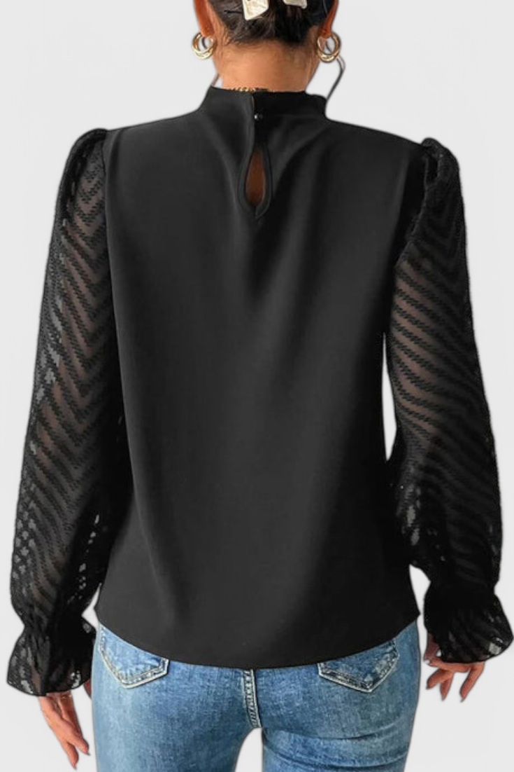 Blusa de Manga Larga Náutica Helga