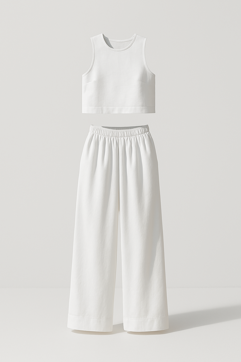 Conjunto Avelina Minimalista en Algodón y Lino Livianos