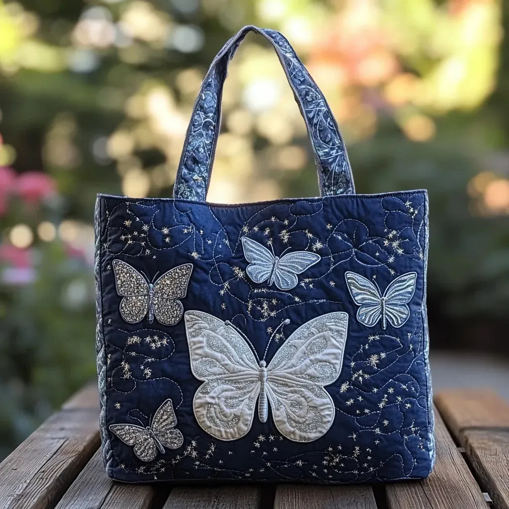 Bolso artesanal de mariposas