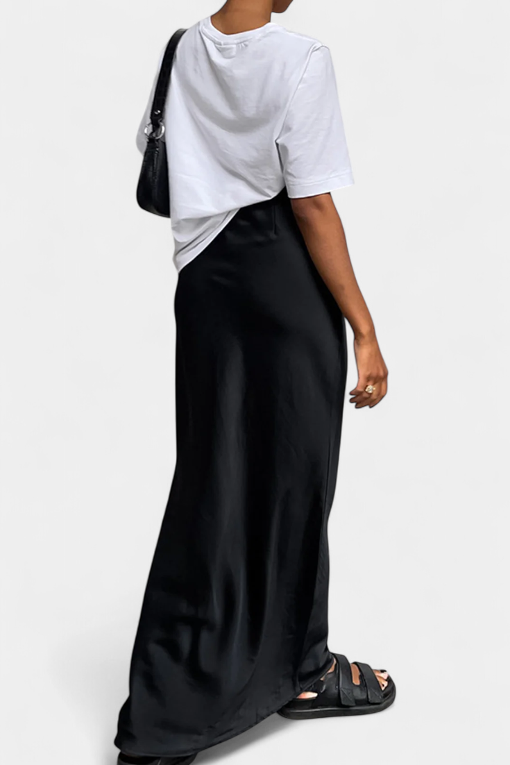 Falda Maxi Utility Fable en Diseño Sencillo y Estilo Pulido