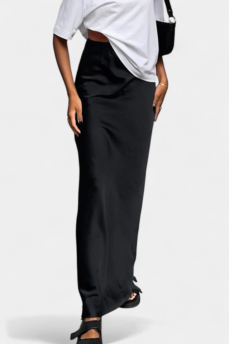 Falda Maxi Utility Fable en Diseño Sencillo y Estilo Pulido