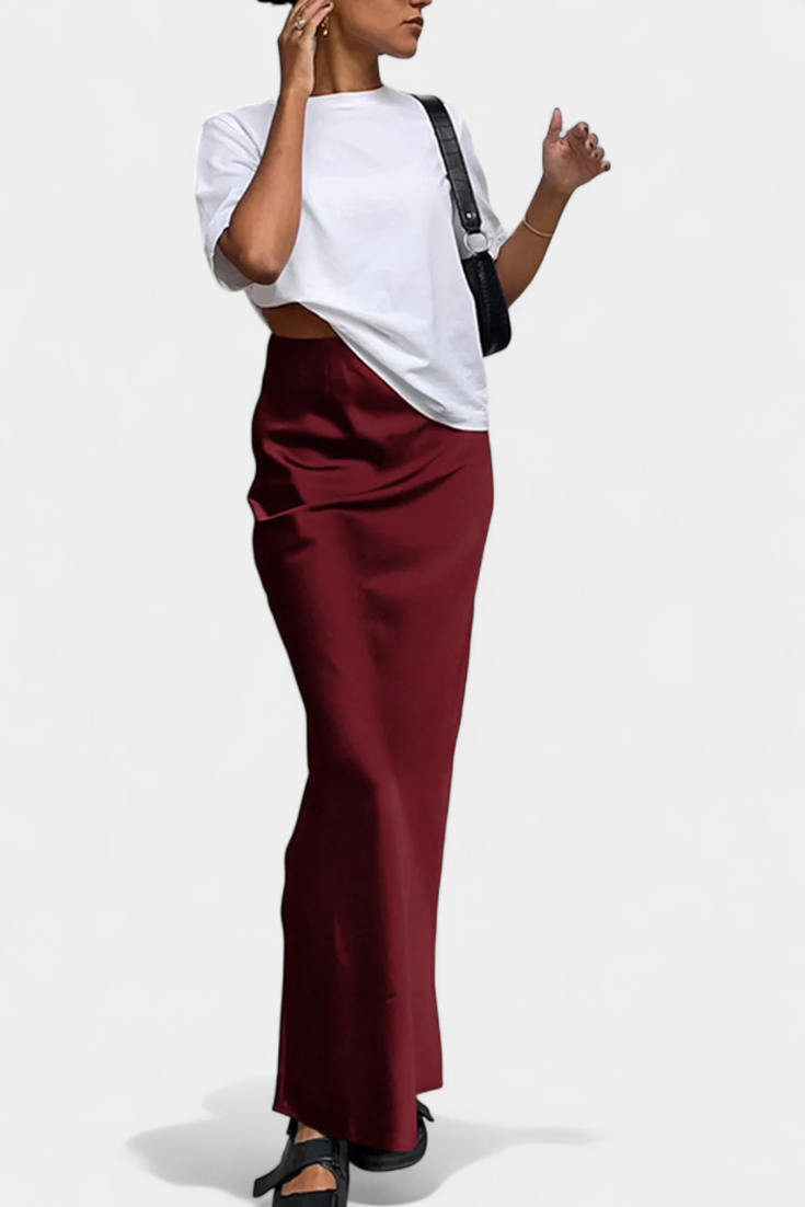Falda Maxi Utility Fable en Diseño Sencillo y Estilo Pulido