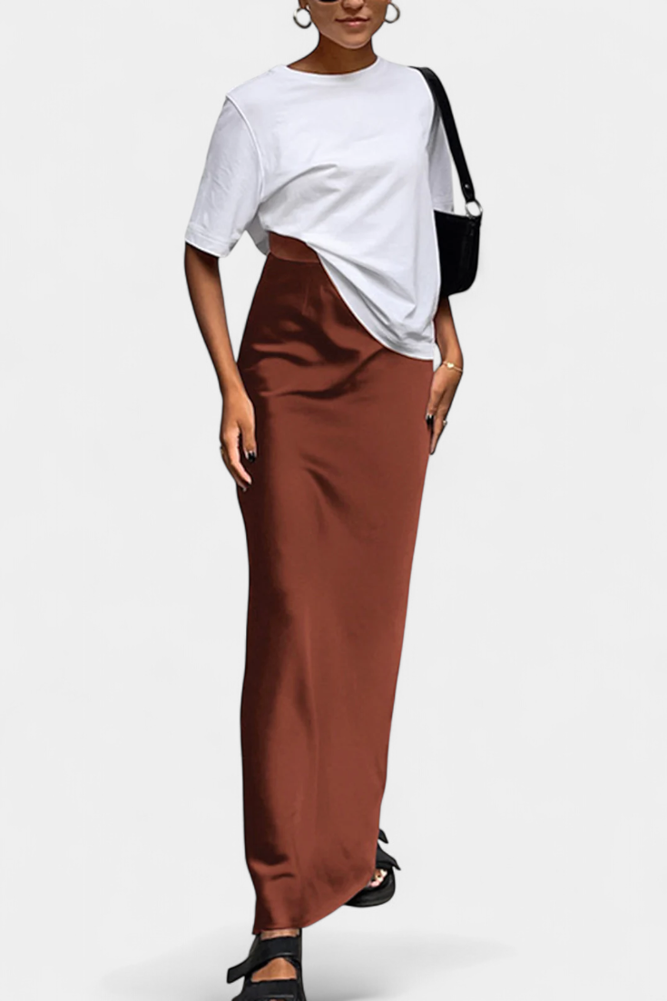 Falda Maxi Utility Fable en Diseño Sencillo y Estilo Pulido