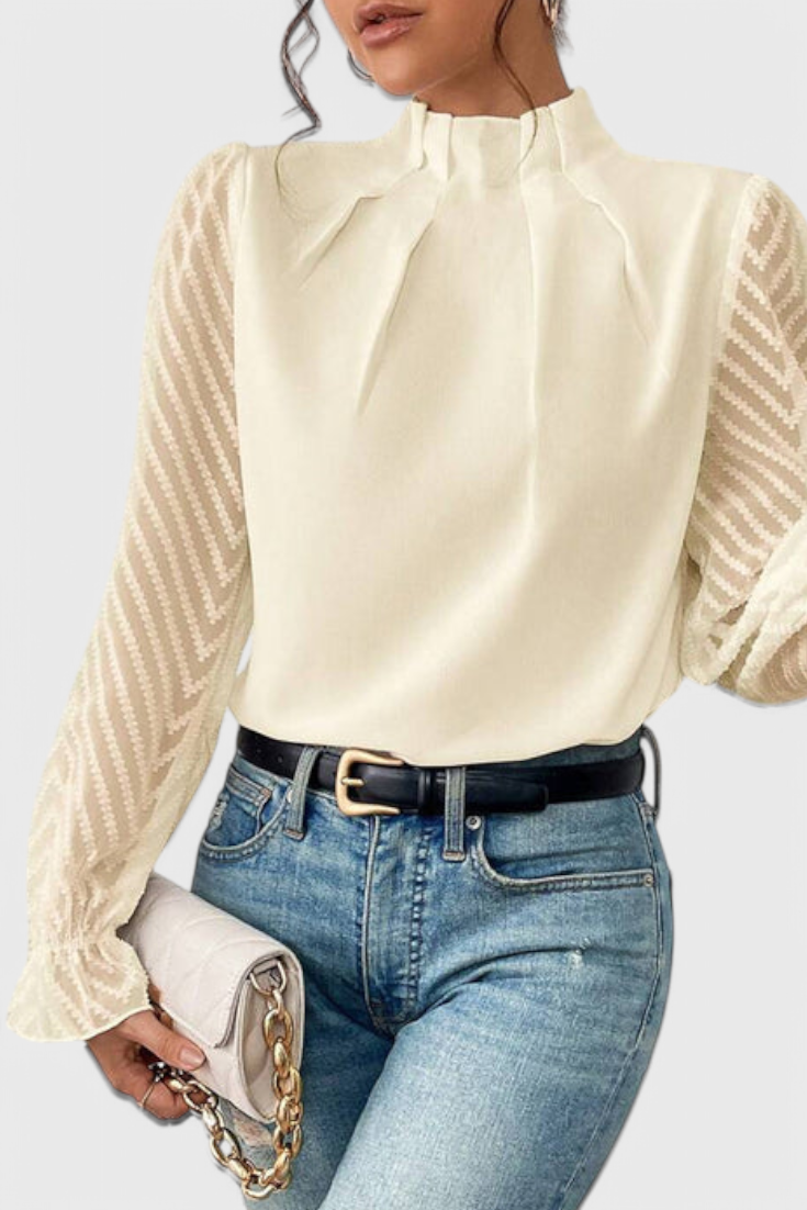 Blusa de Manga Larga Náutica Helga