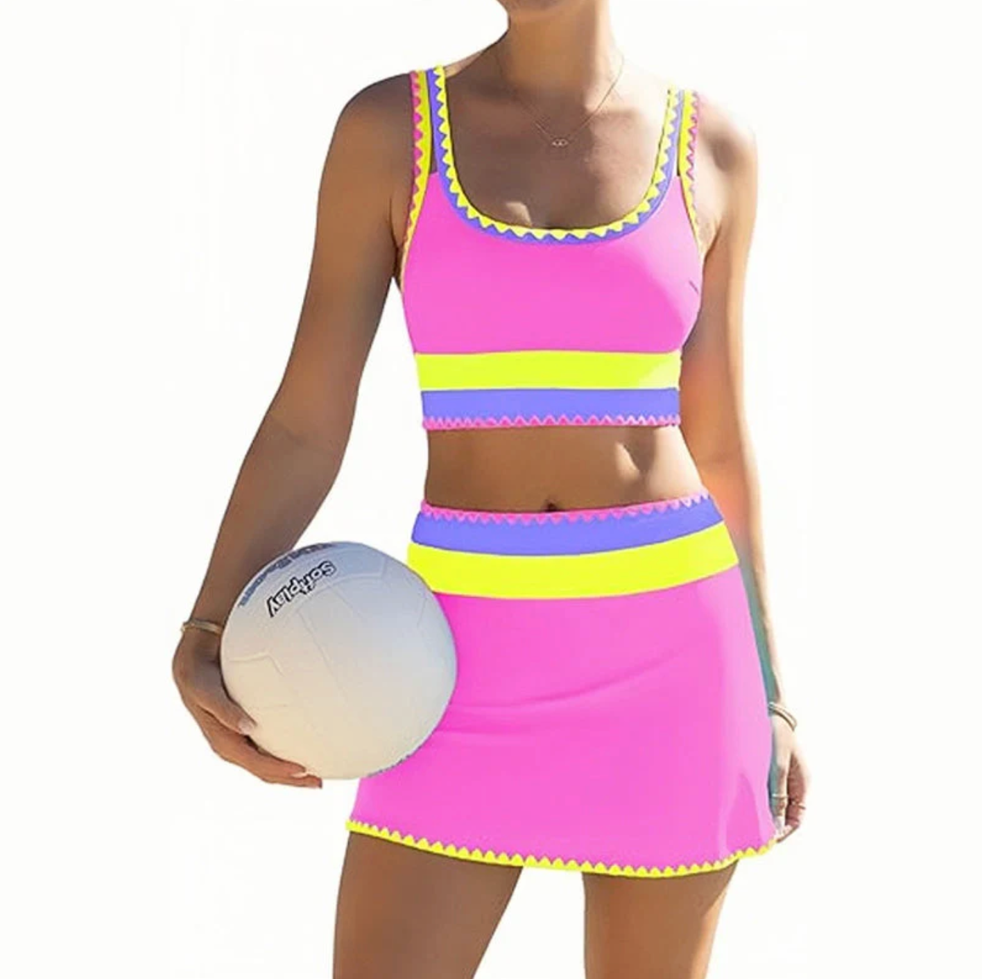 Conjunto de bikini de 3 piezas para mujer