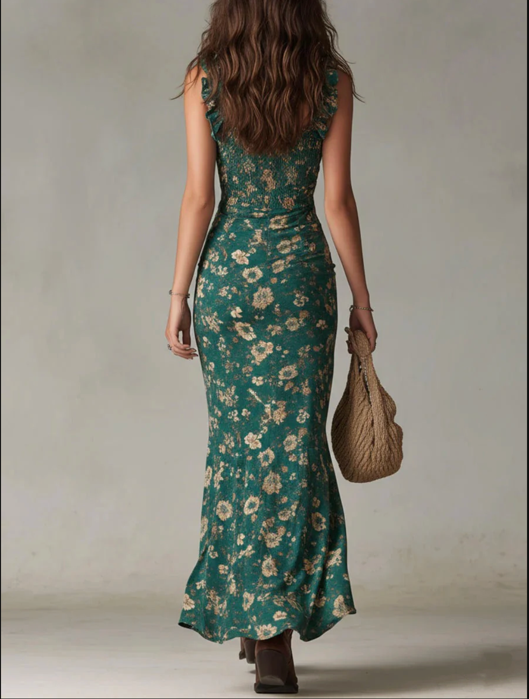 Naira | Vestido largo boho retro