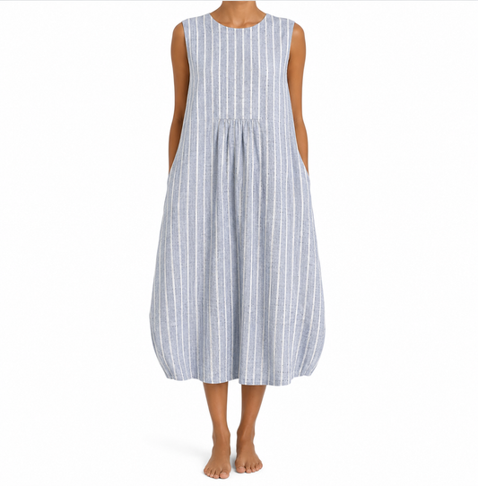 Anais | Vestido de rayas para la playa