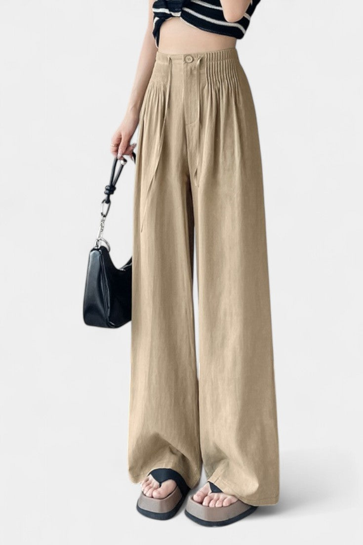 Pantalones Anchos de Cintura Alta Ilyana