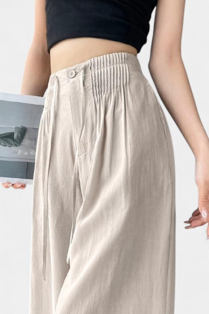 Pantalones Anchos de Cintura Alta Ilyana