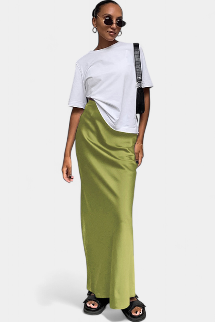 Falda Maxi Utility Fable en Diseño Sencillo y Estilo Pulido