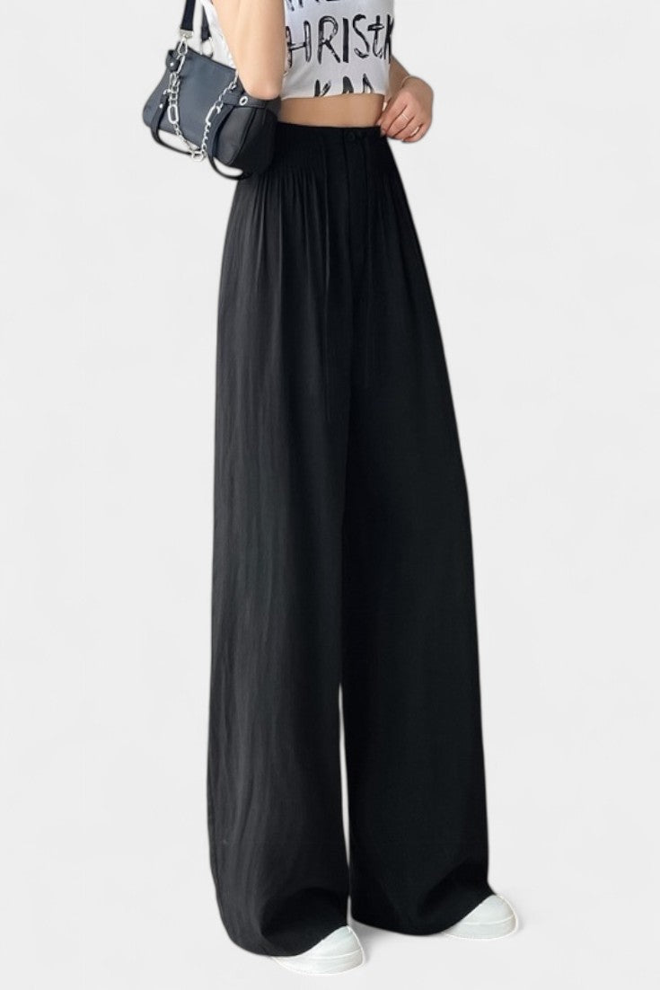 Pantalones Anchos de Cintura Alta Ilyana