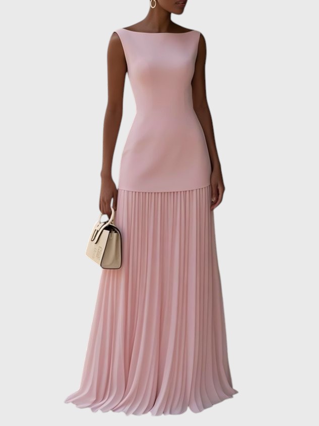 Vestido Maxi Plisado Lola