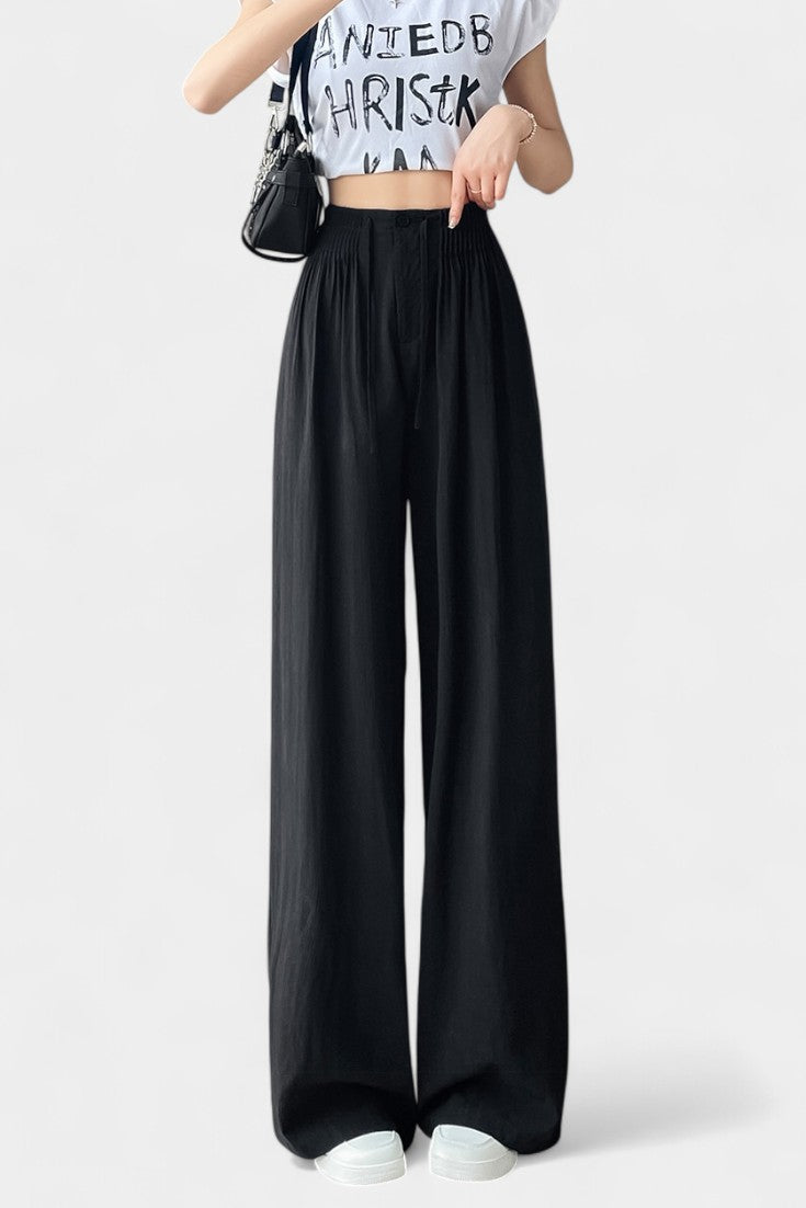 Pantalones Anchos de Cintura Alta Ilyana