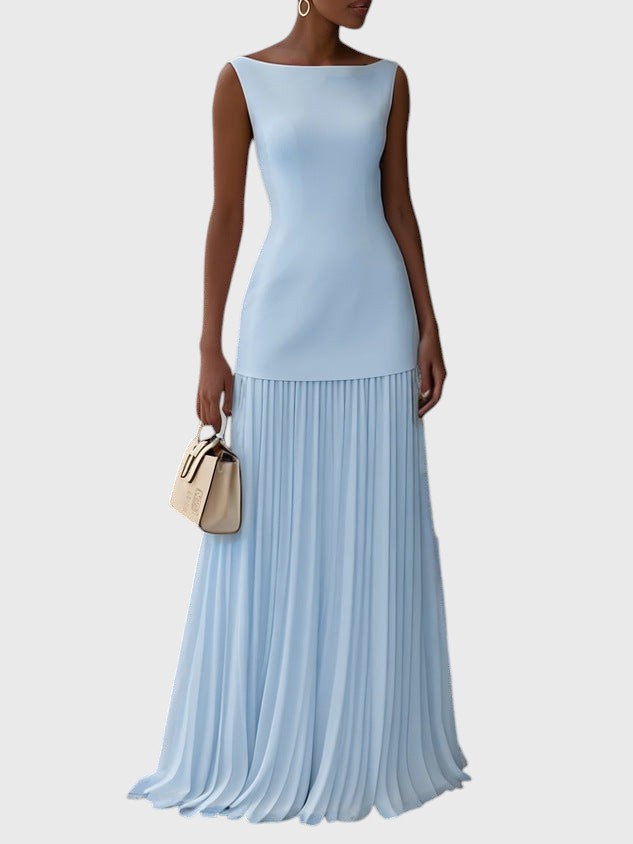 Vestido Maxi Plisado Lola