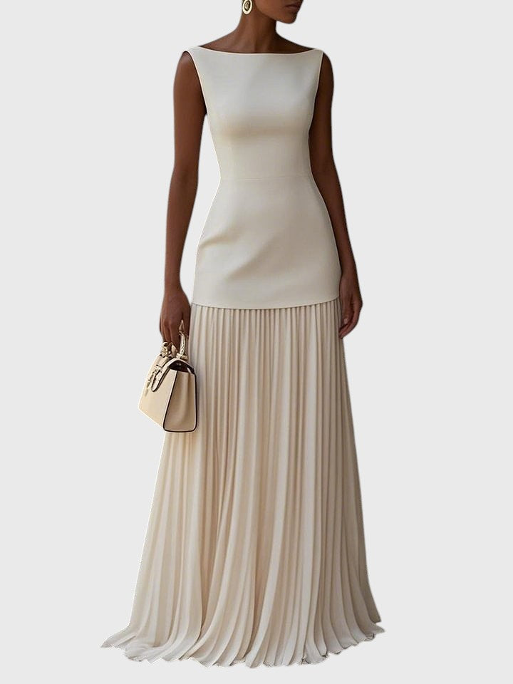 Vestido Maxi Plisado Lola