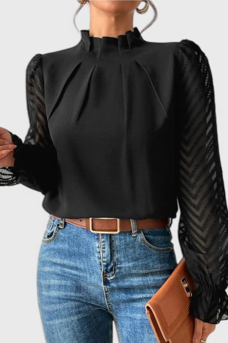 Blusa de Manga Larga Náutica Helga