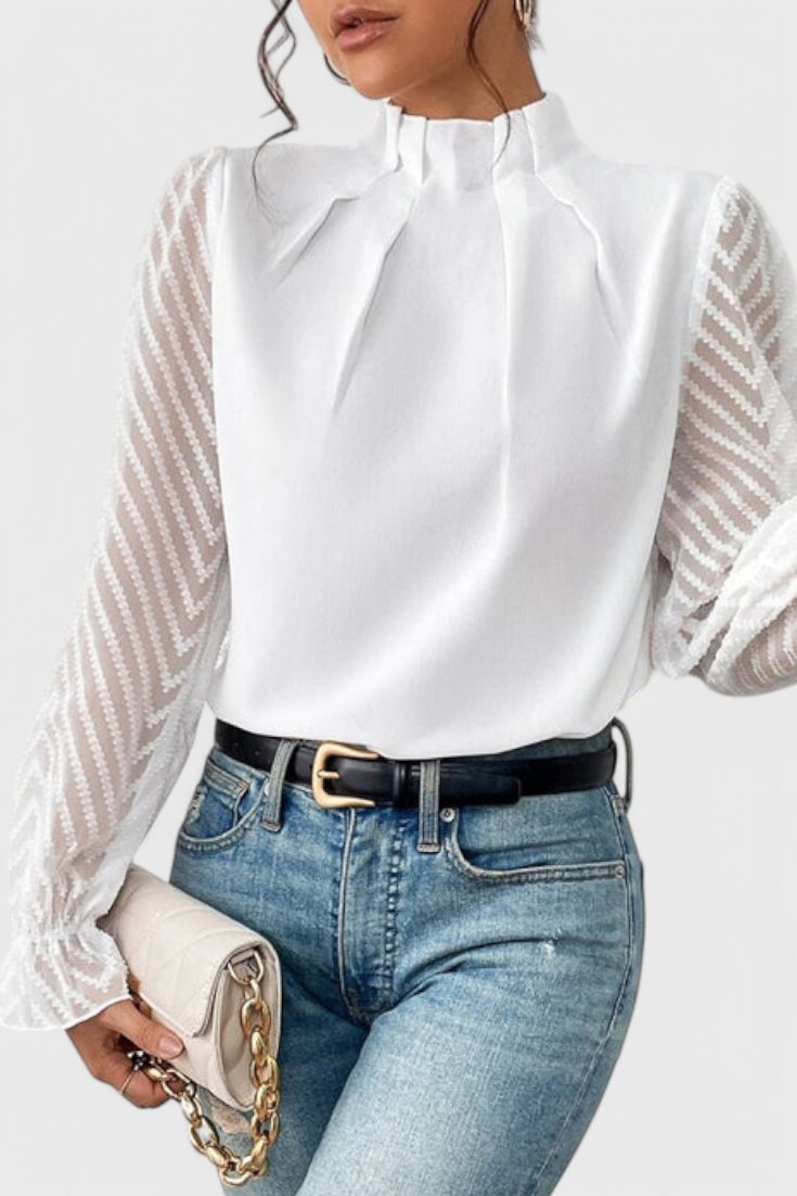 Blusa de Manga Larga Náutica Helga