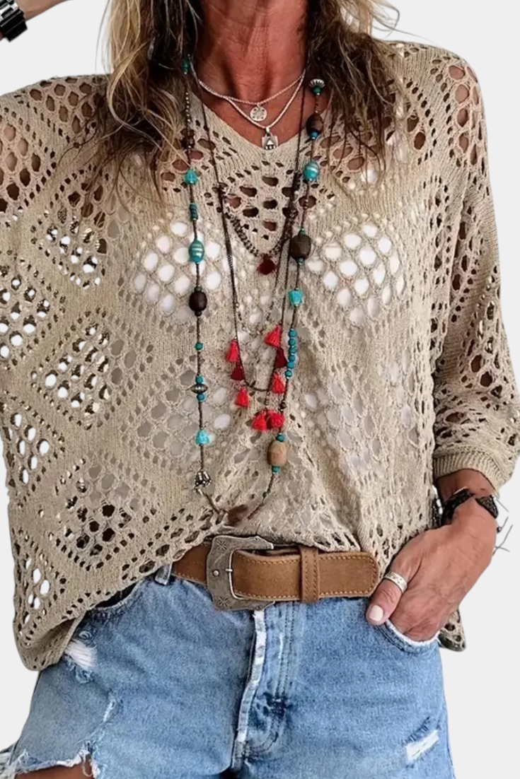 Blusa de Encaje de Fern