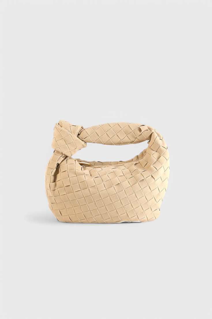 Bolso Mini Woven Remi con Detalle de Nudo