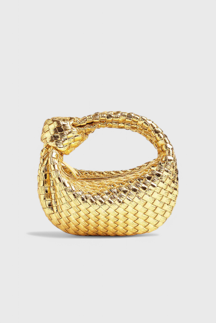 Bolso Satchel Mini Woven Sage