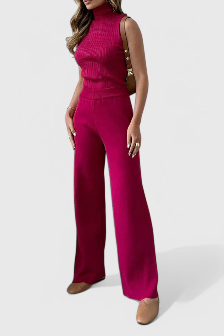 Conjunto de Punto Mahalia de 3 Piezas