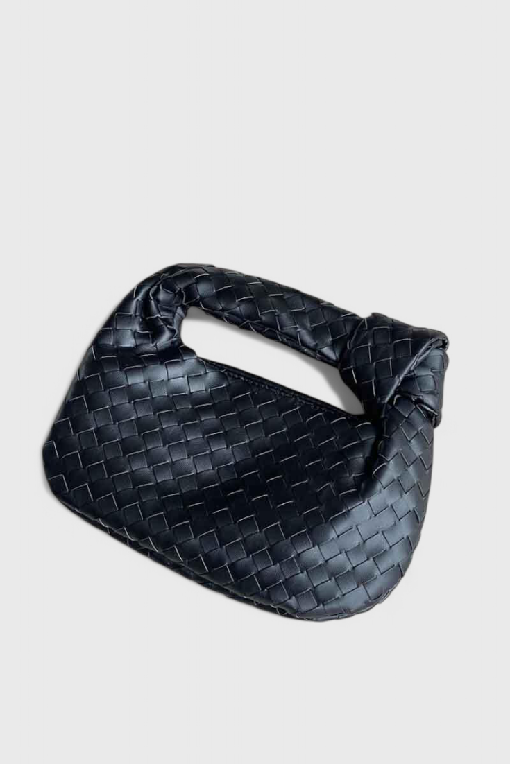 Bolso Satchel Mini Woven Sage