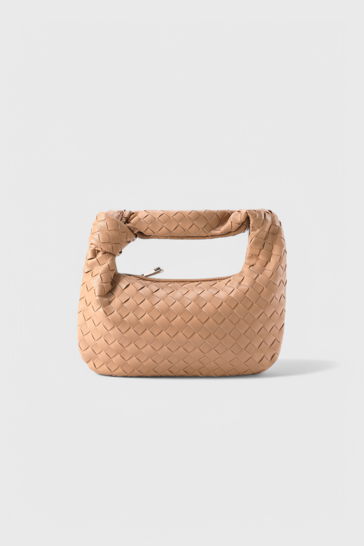 Bolso Satchel Mini Woven Sage