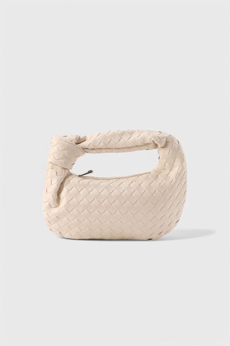Bolso Satchel Mini Woven Sage