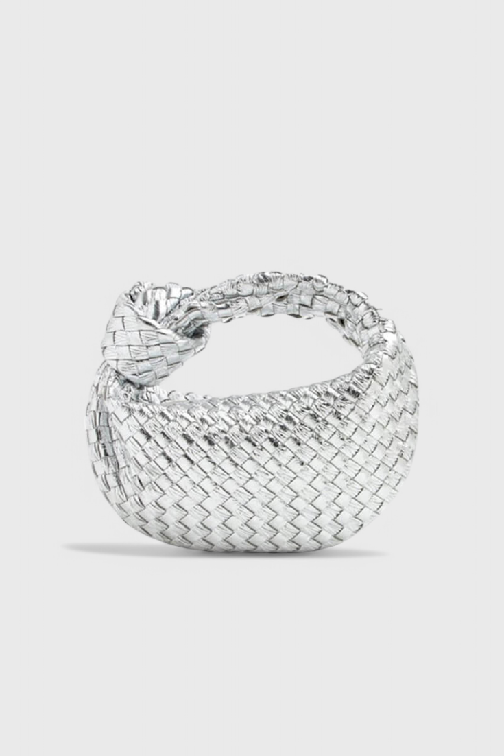 Bolso Satchel Mini Woven Sage