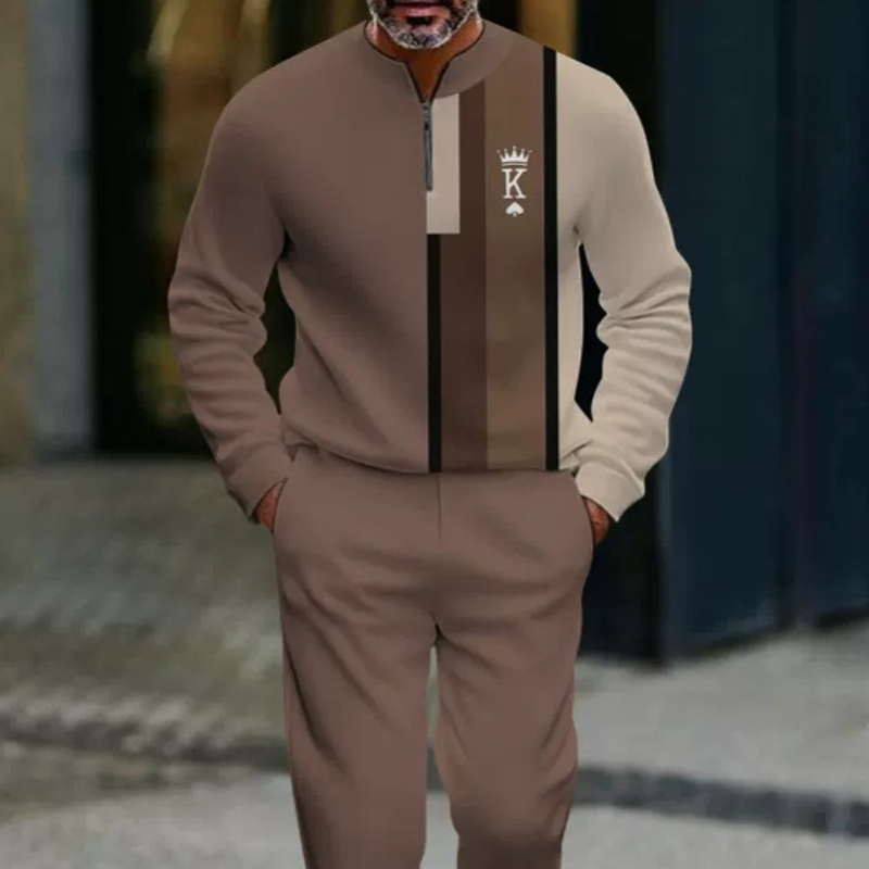 Conjunto Hombre Jersey Gráfico Pantalón